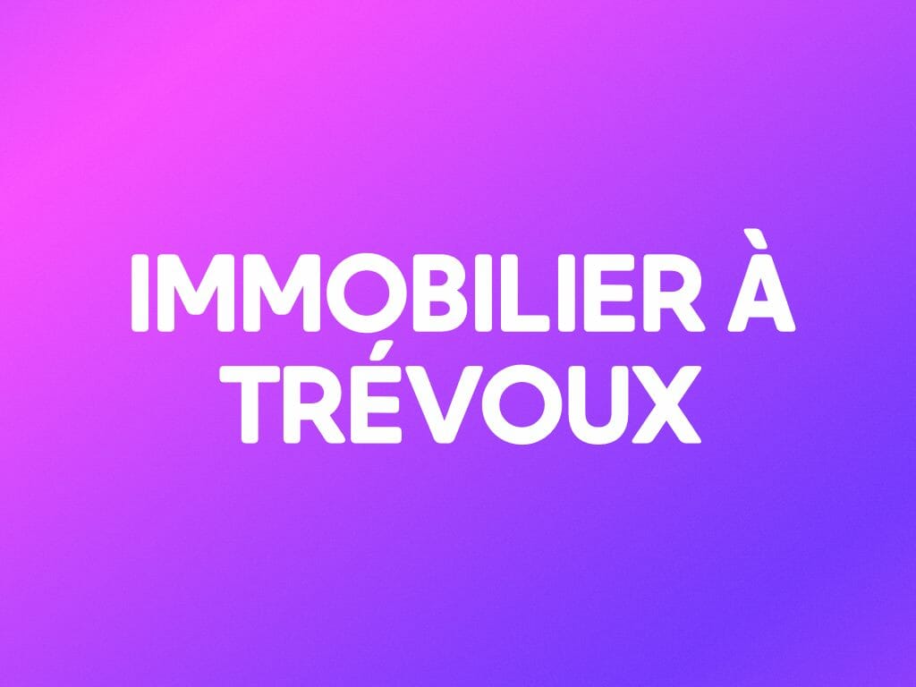 IMMOBILIER À TRÉVOUX